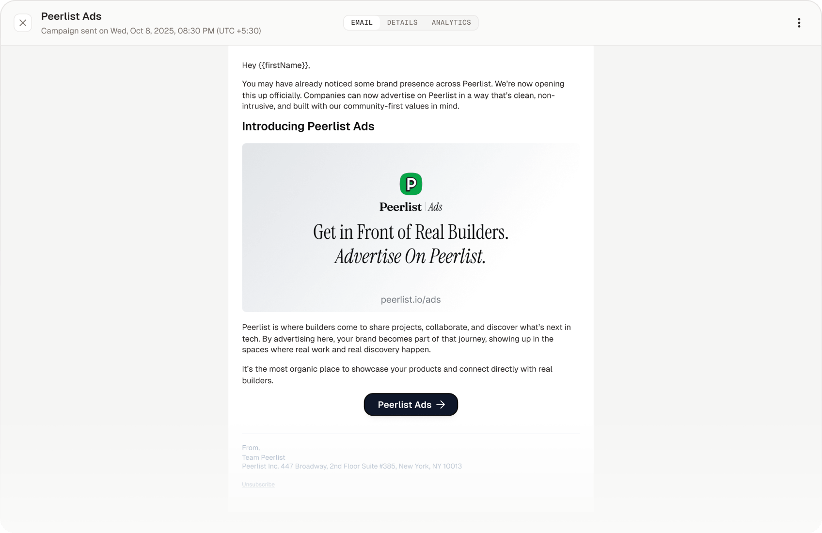 Email marketing without the complexity