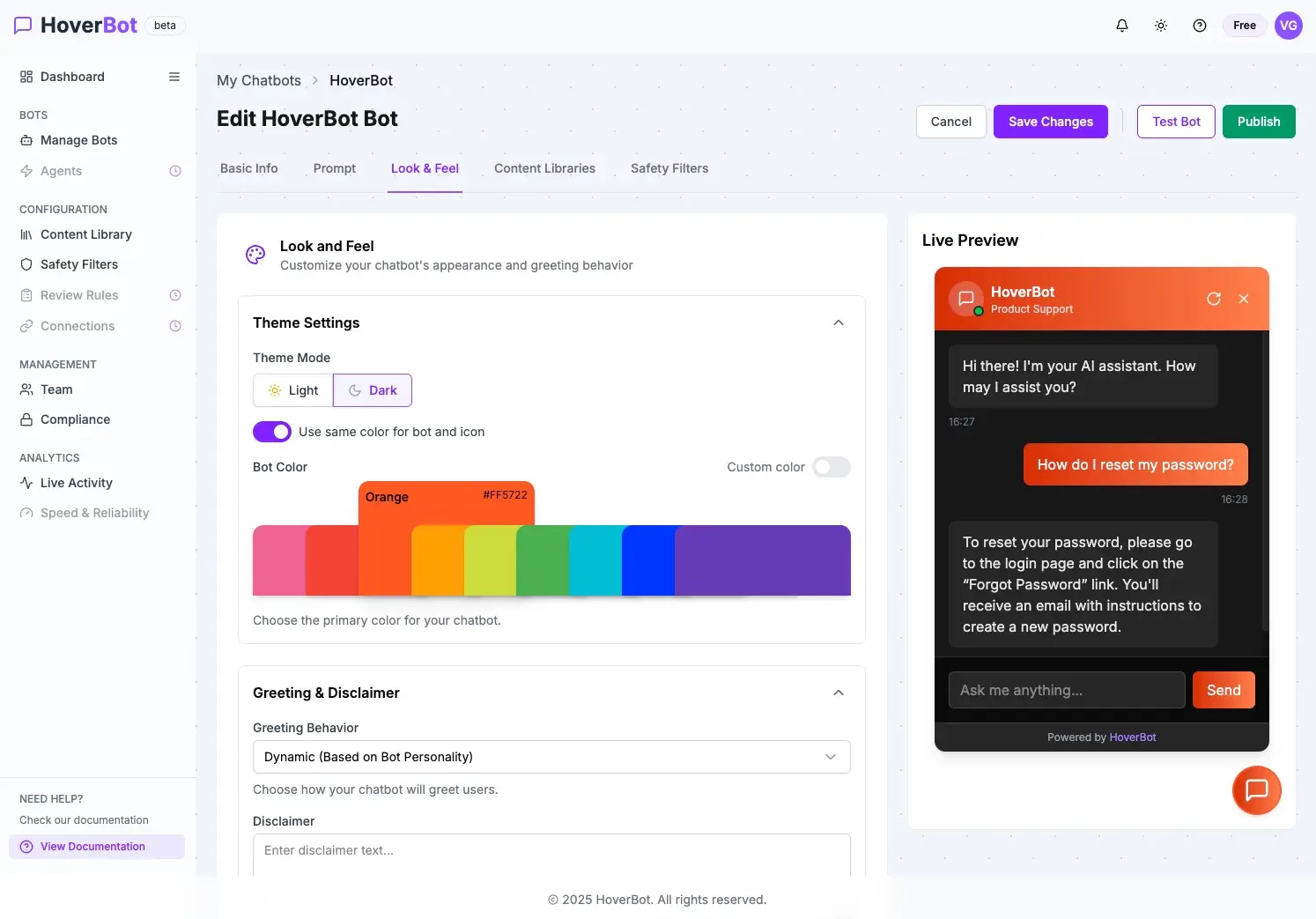 HoverBot on Peerlist