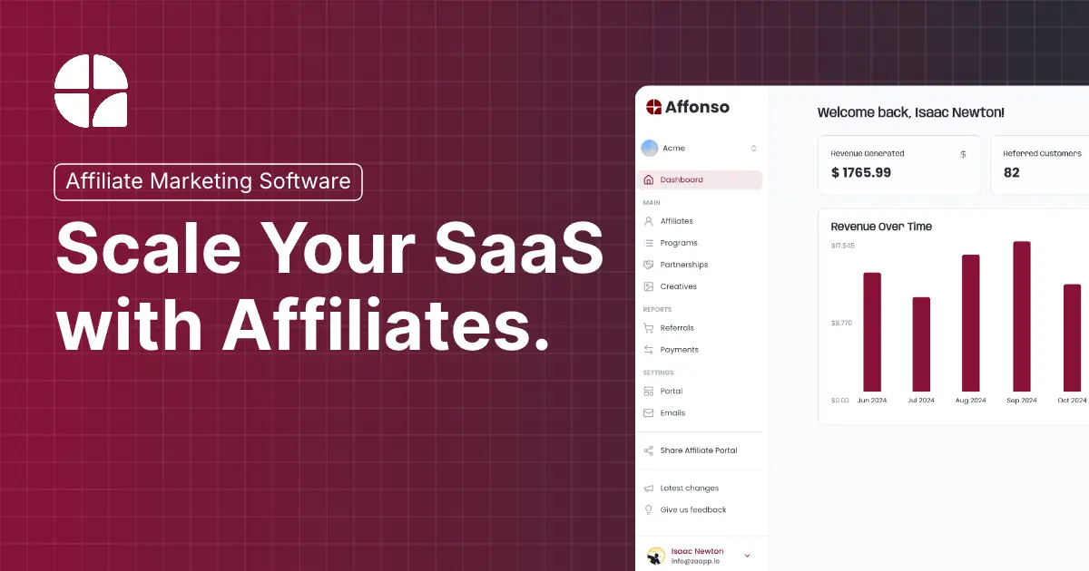 Affonso - Affiliate Software on Peerlist