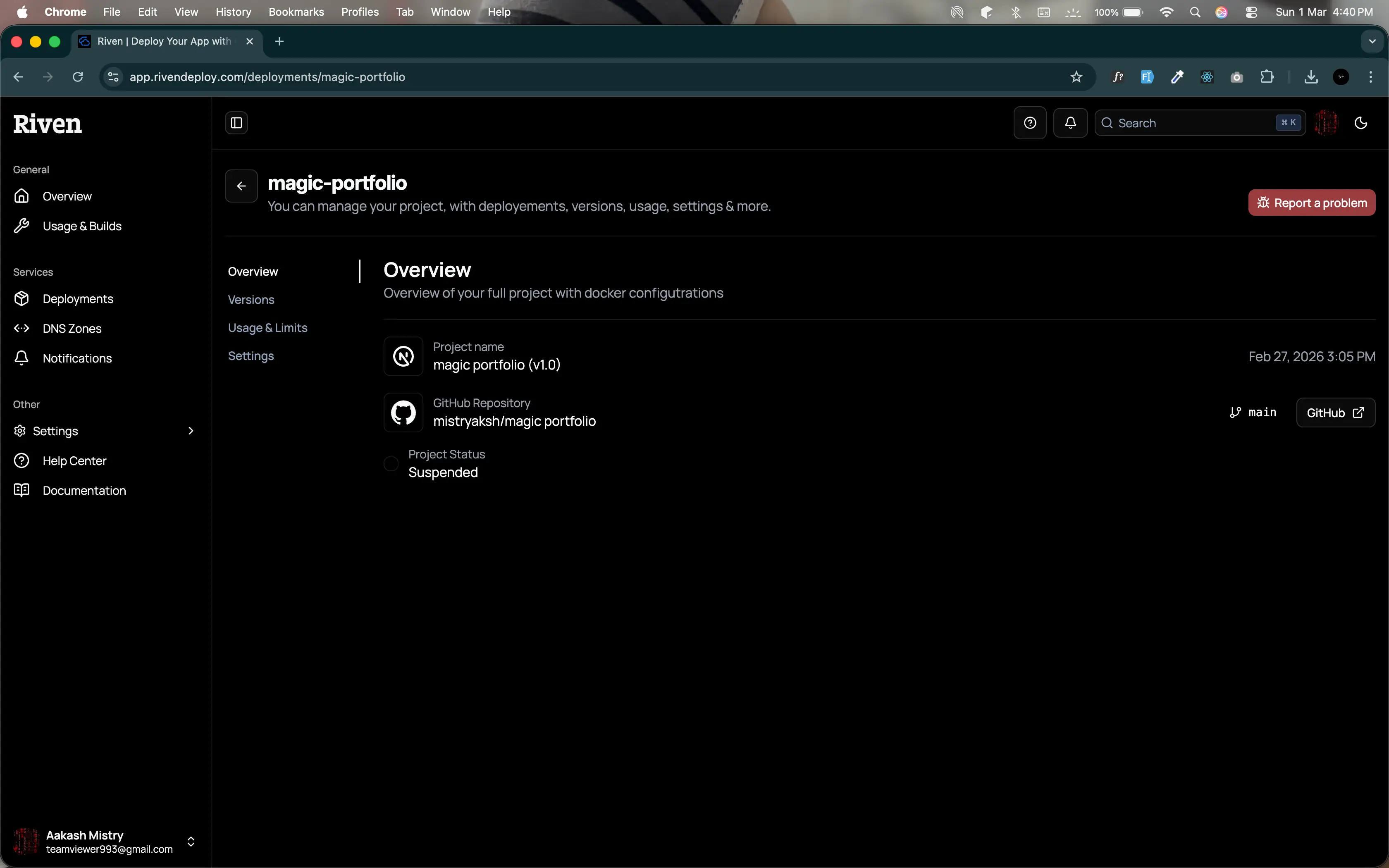 rivendeploy on Peerlist