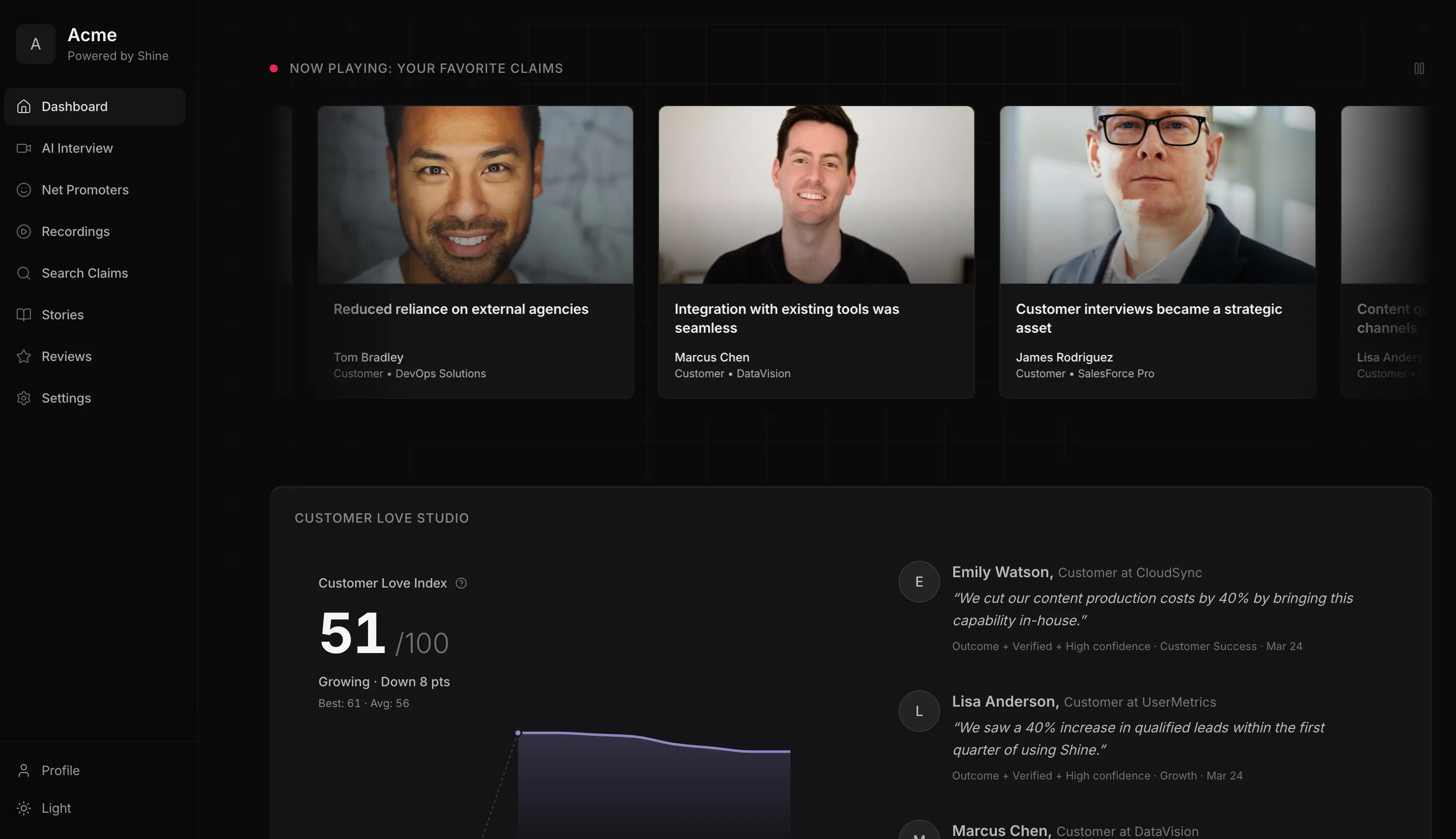 Shine on Peerlist