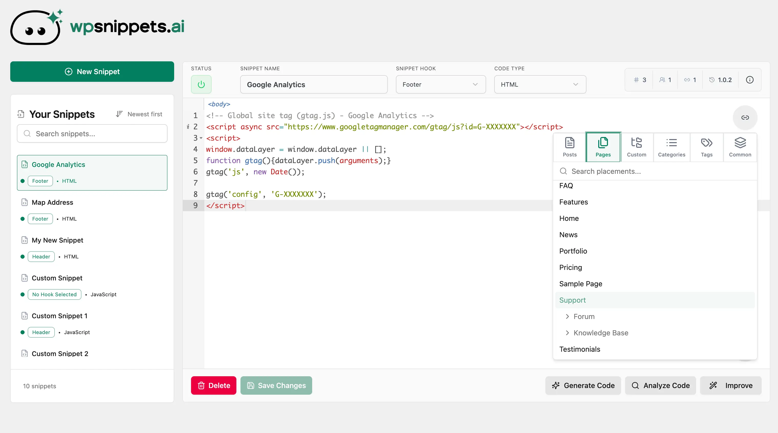 WP Snippets AI on Peerlist