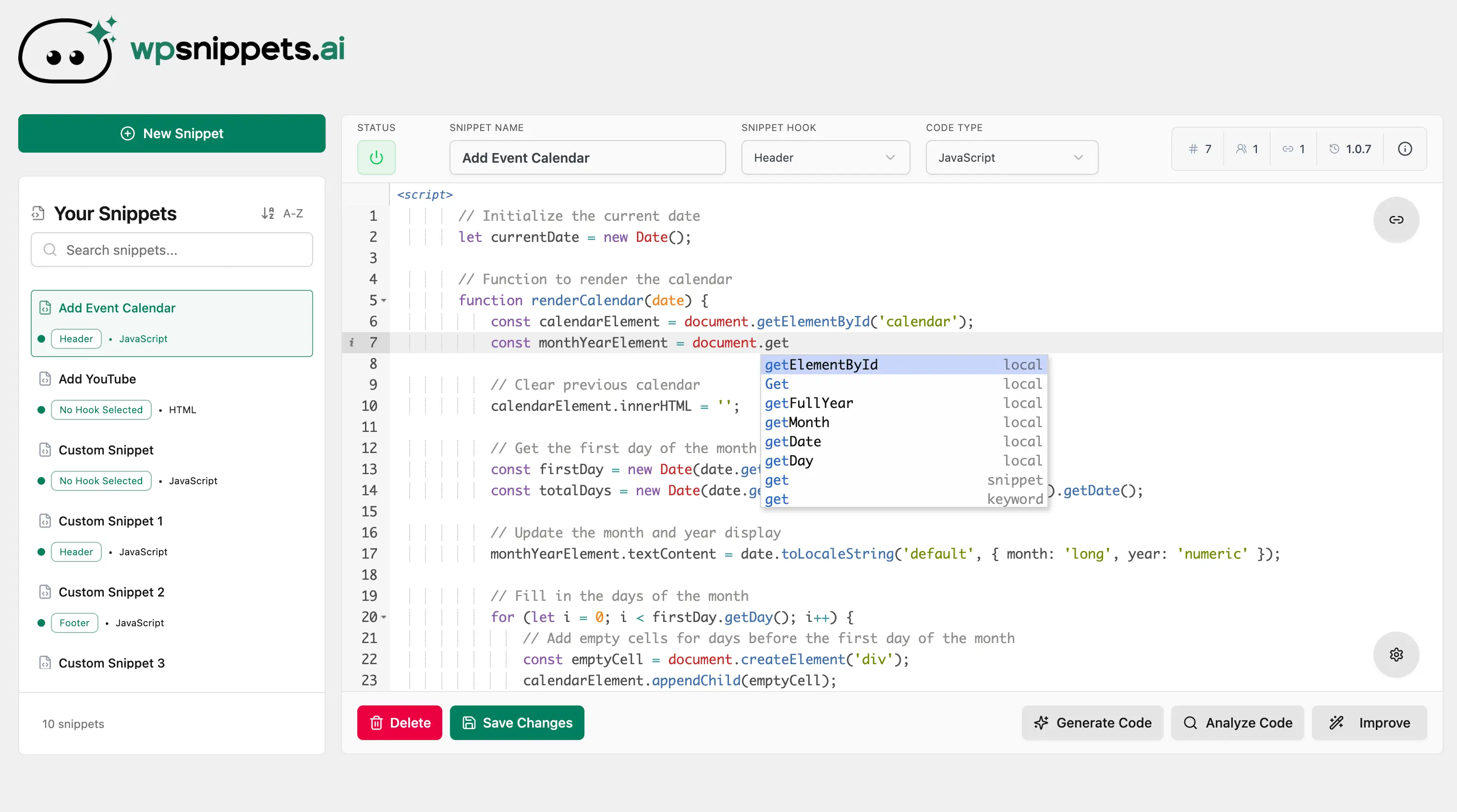 WP Snippets AI on Peerlist