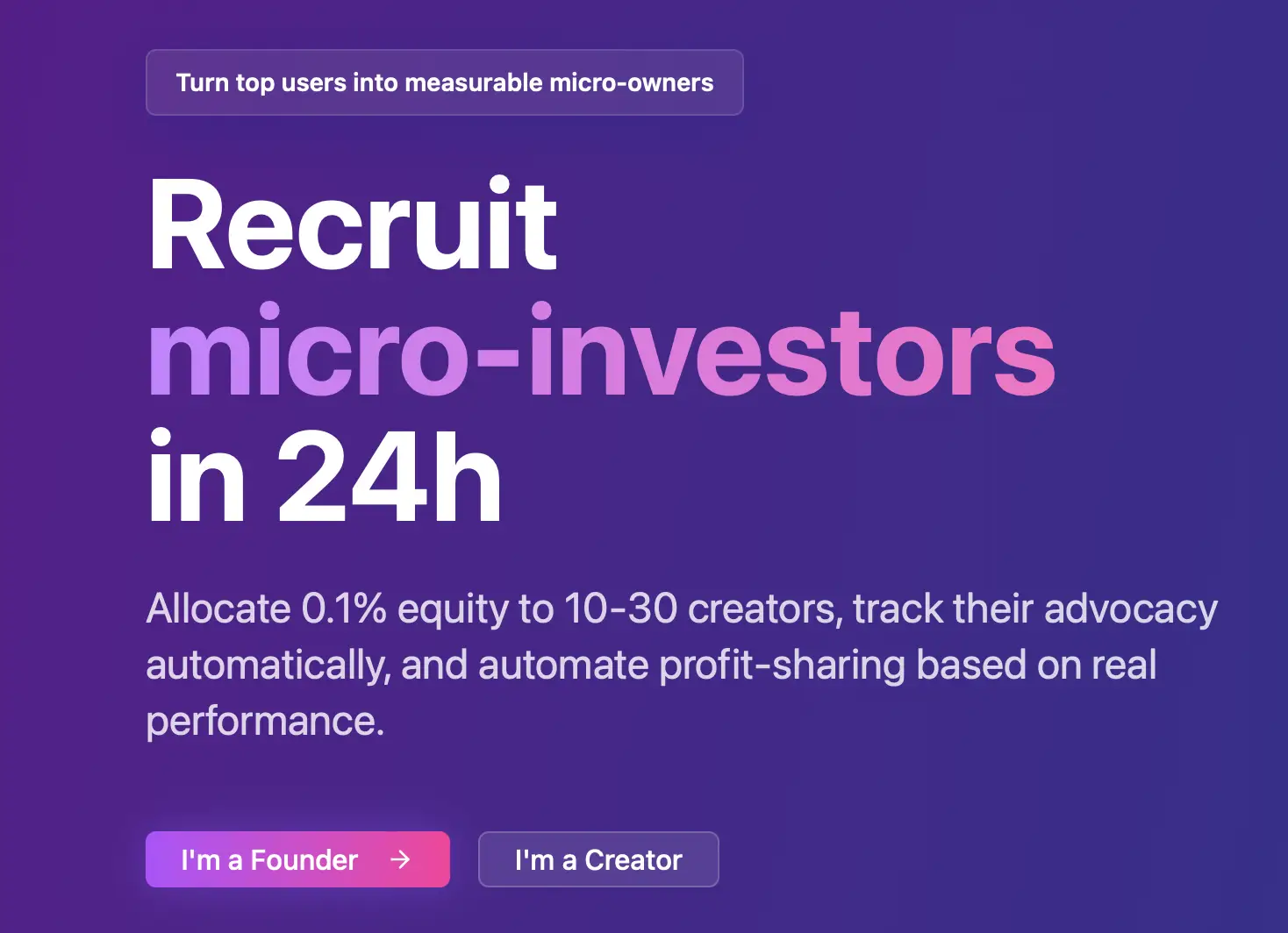 StakeShare.xyz on Peerlist