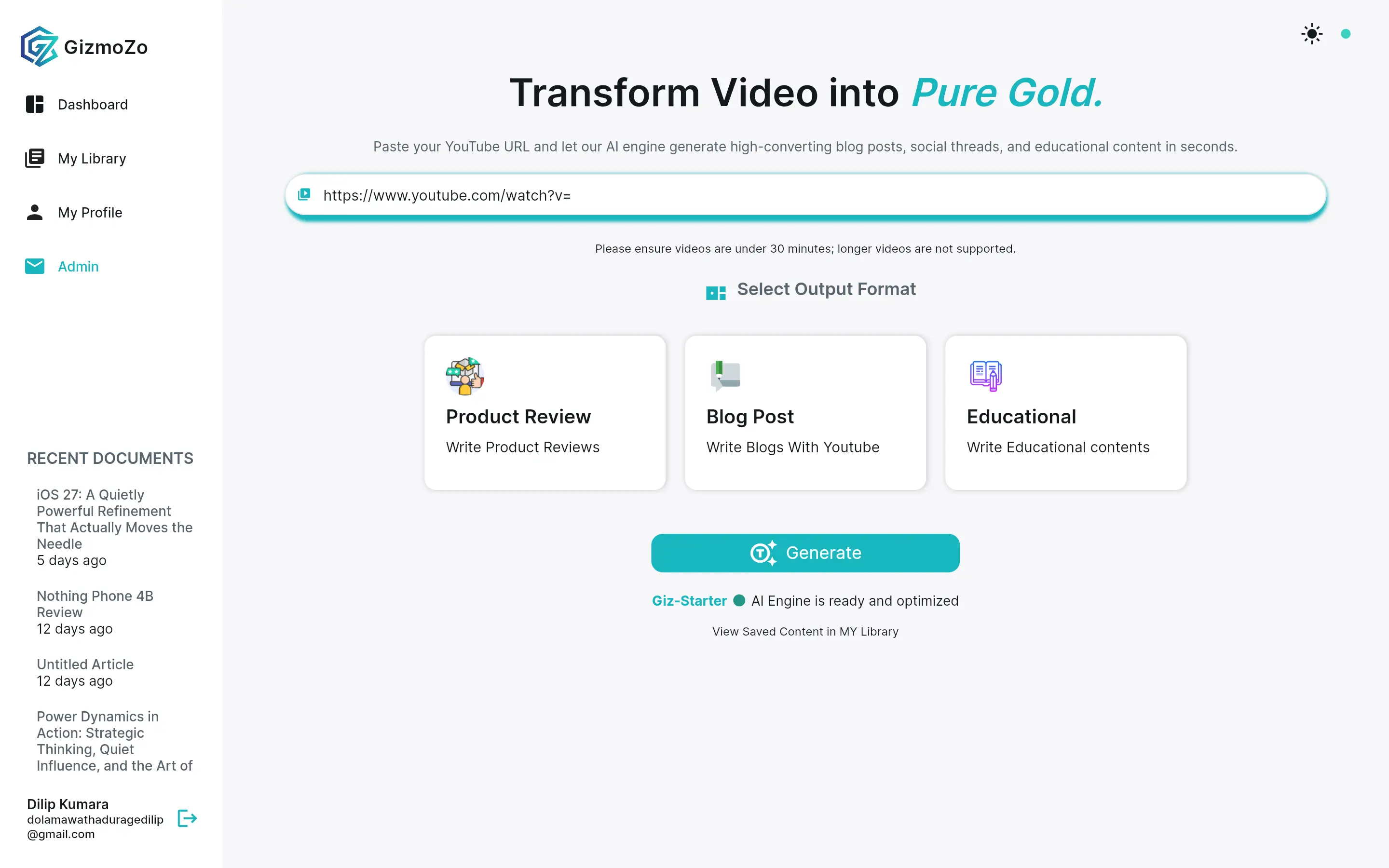 Gizmozo AI on Peerlist