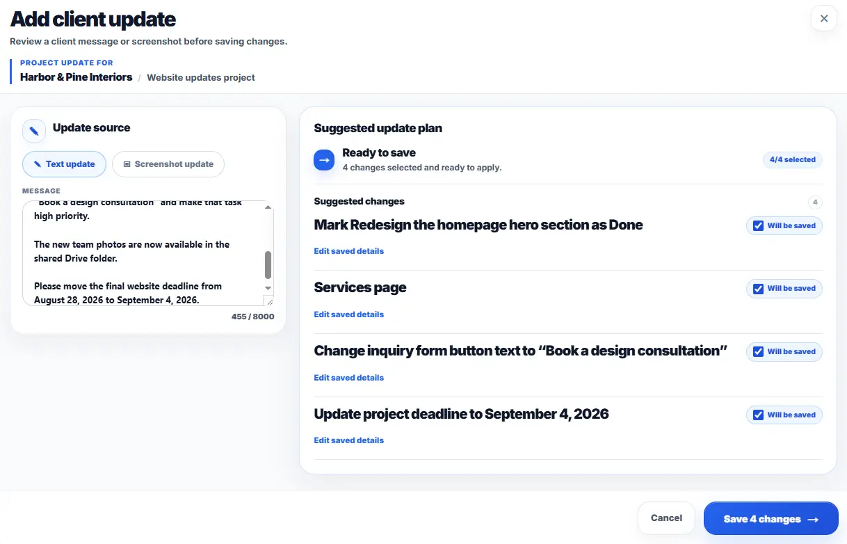 Text2task on Peerlist