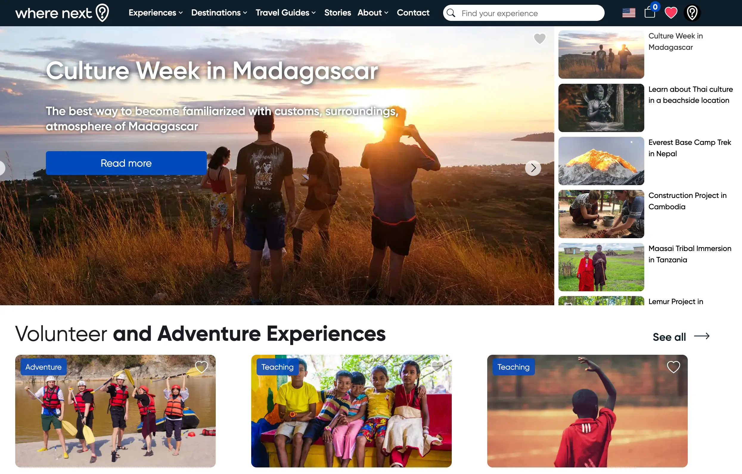 WhereNext Experiences on Peerlist