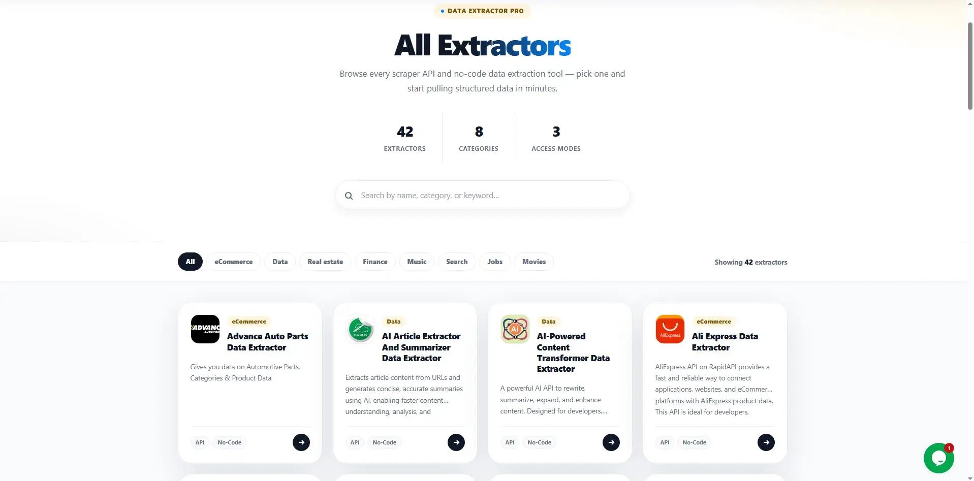 Data Extractor Pro on Peerlist