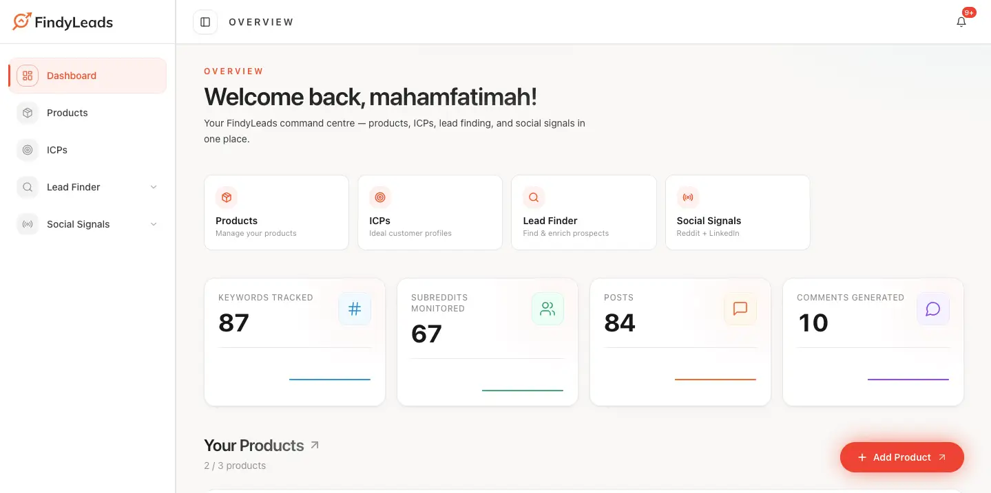 FindyLeads on Peerlist