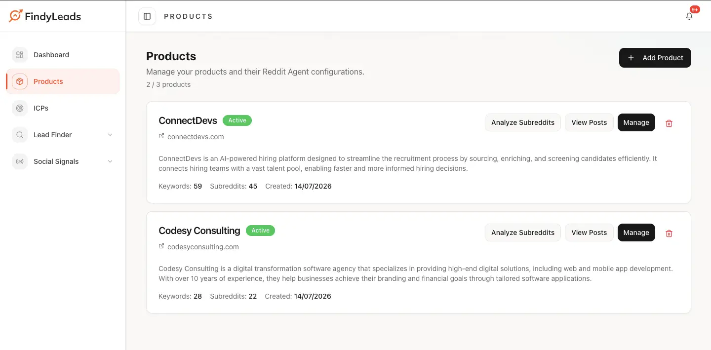 FindyLeads on Peerlist