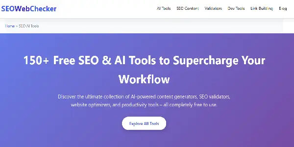SEO Web Checker on Peerlist