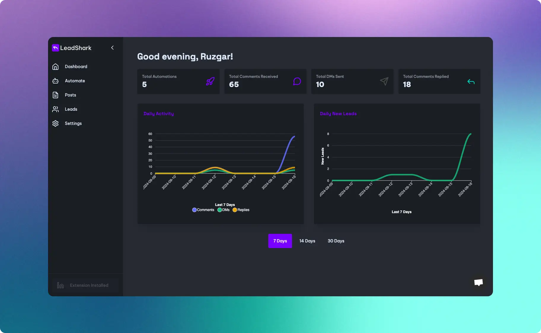 LeadShark on Peerlist