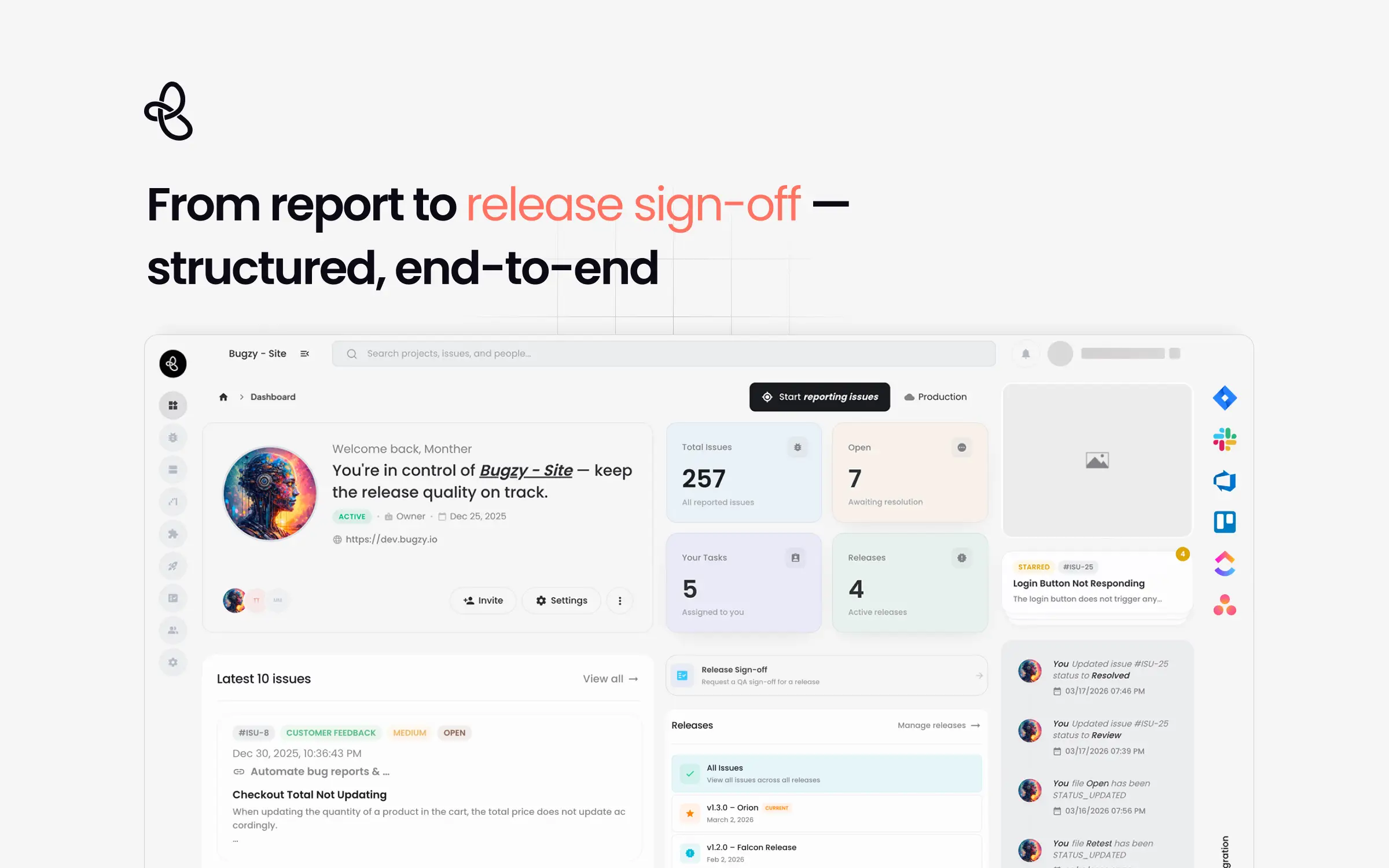 Bugzy on Peerlist