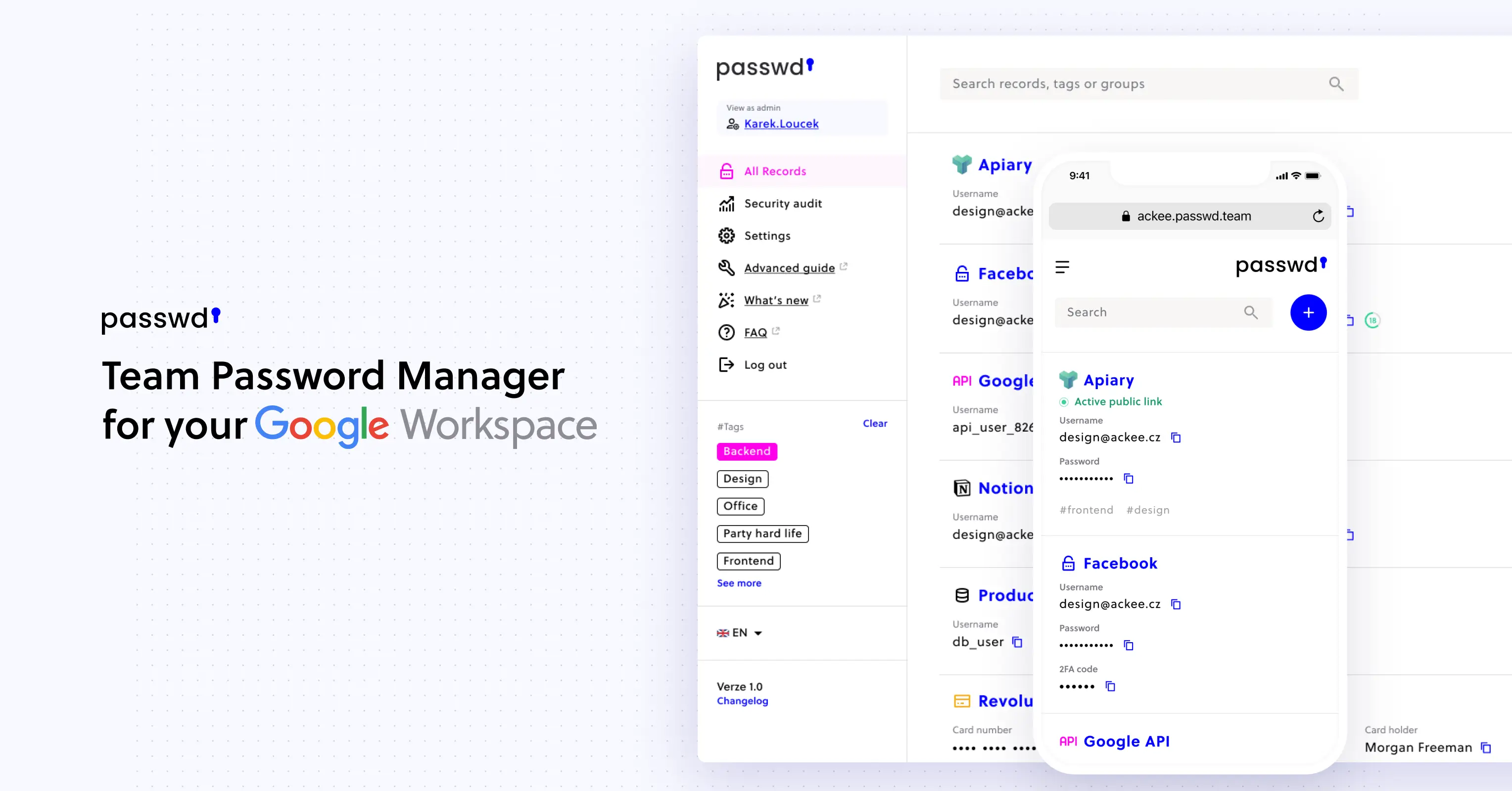 Passwd on Peerlist
