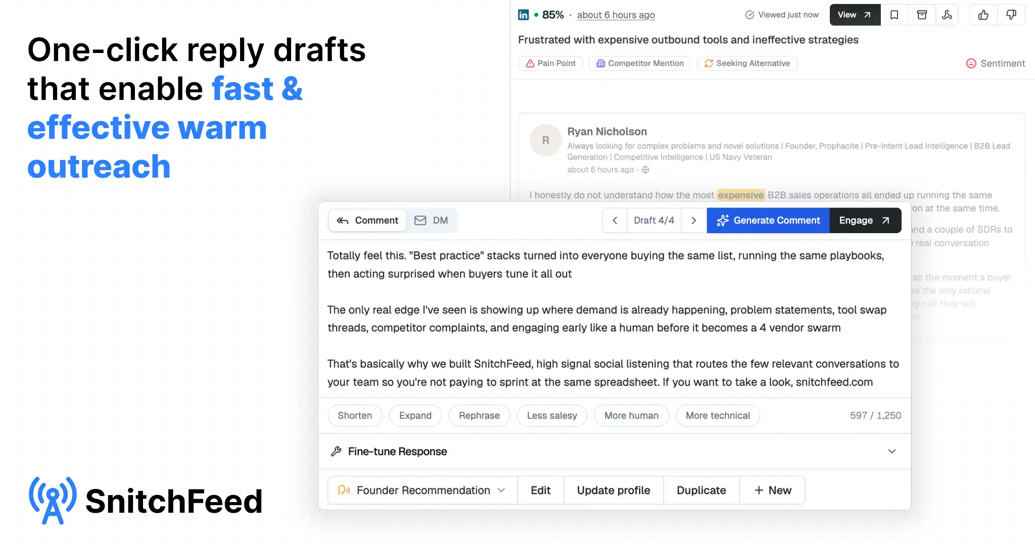 SnitchFeed on Peerlist