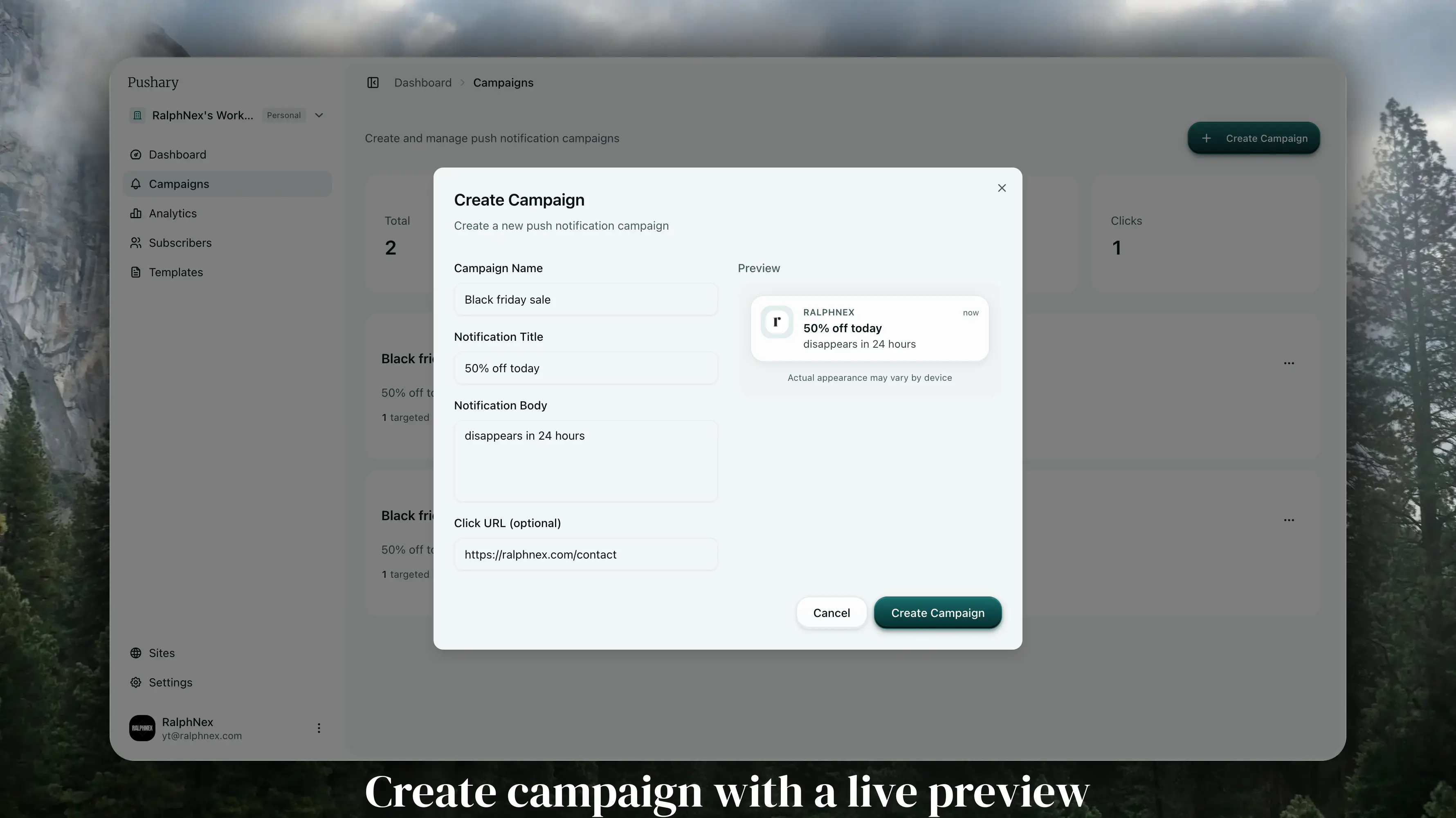pushary.com on Peerlist
