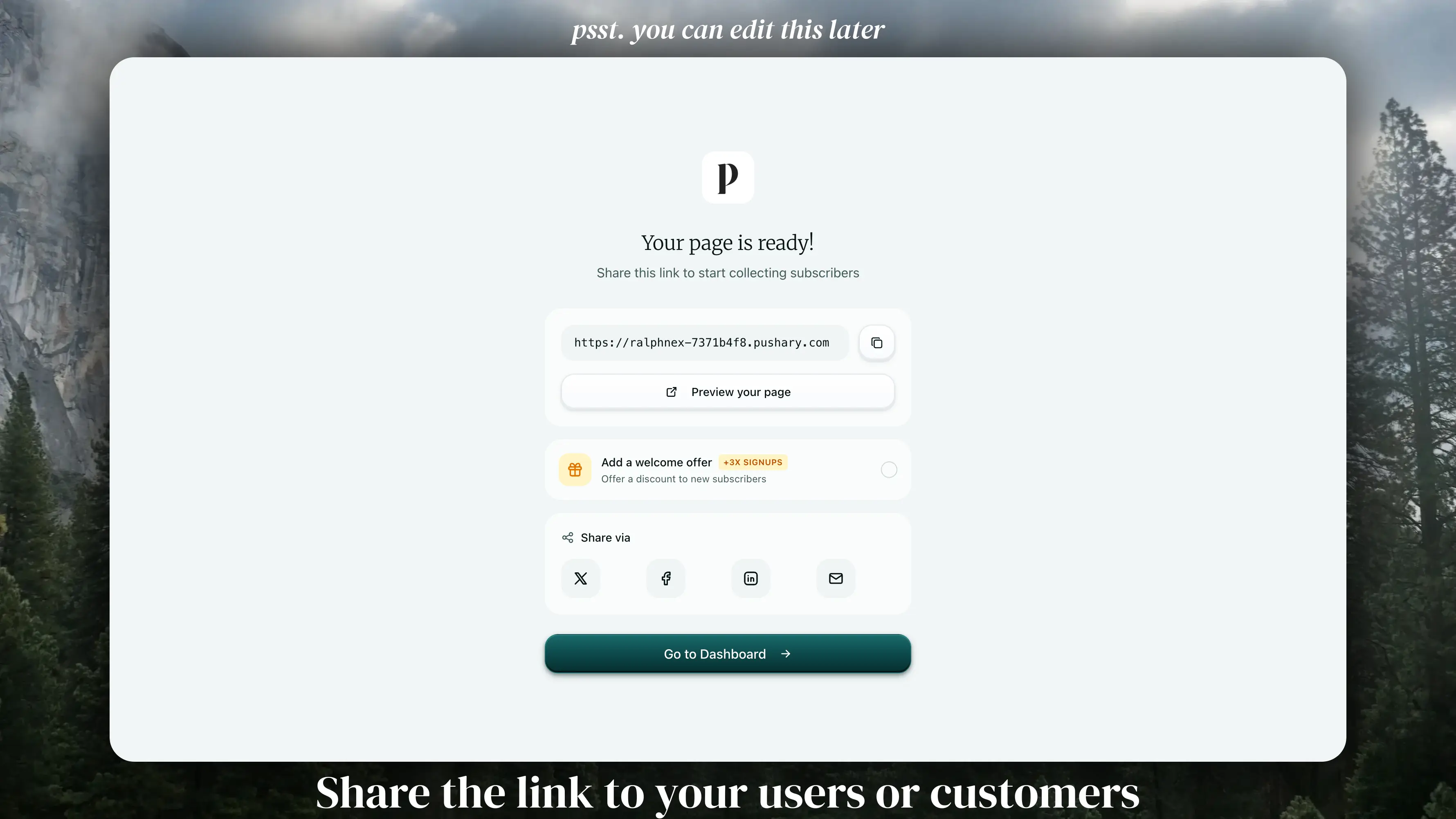 pushary.com on Peerlist