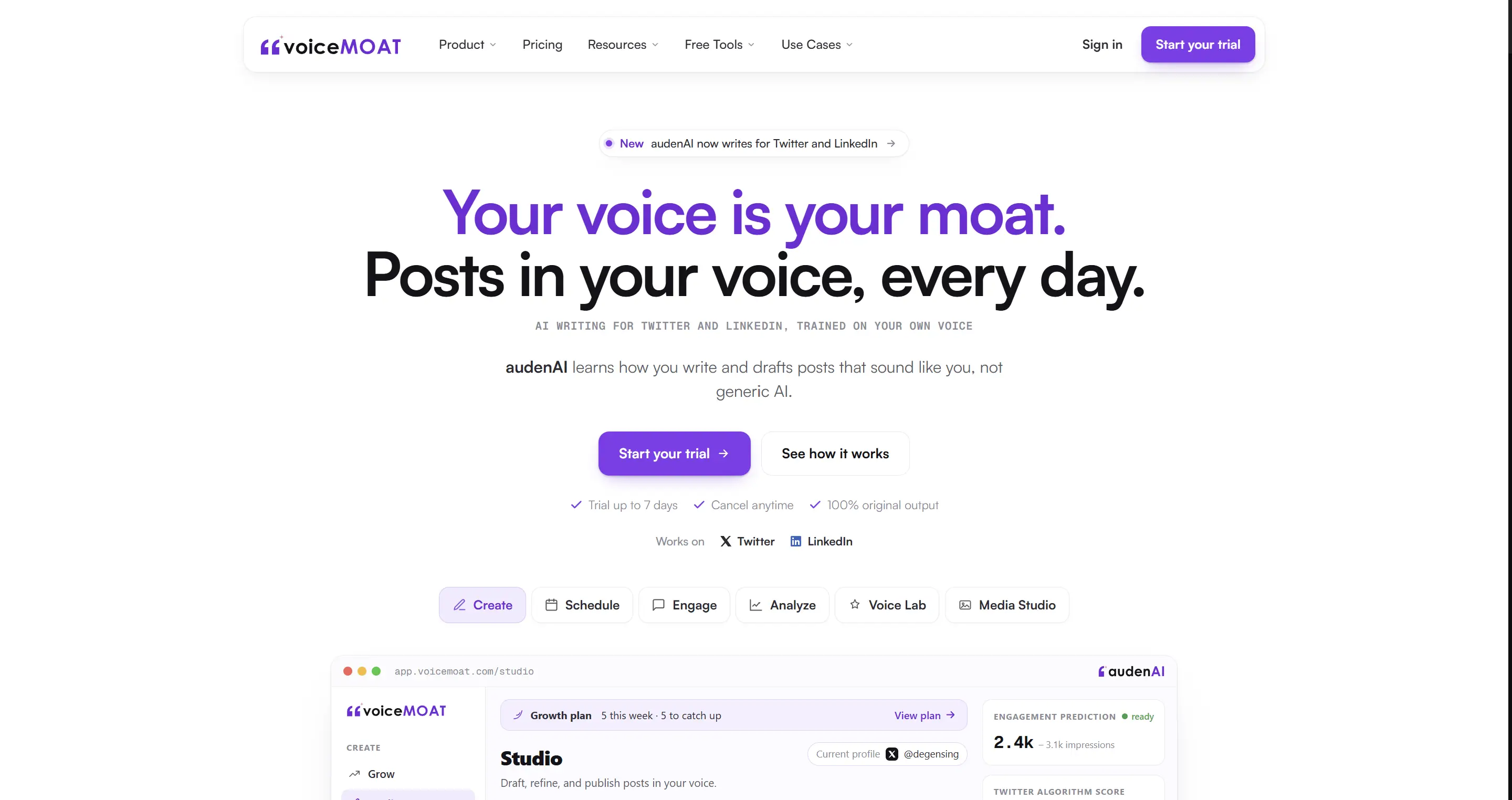 VoiceMOAT on Peerlist
