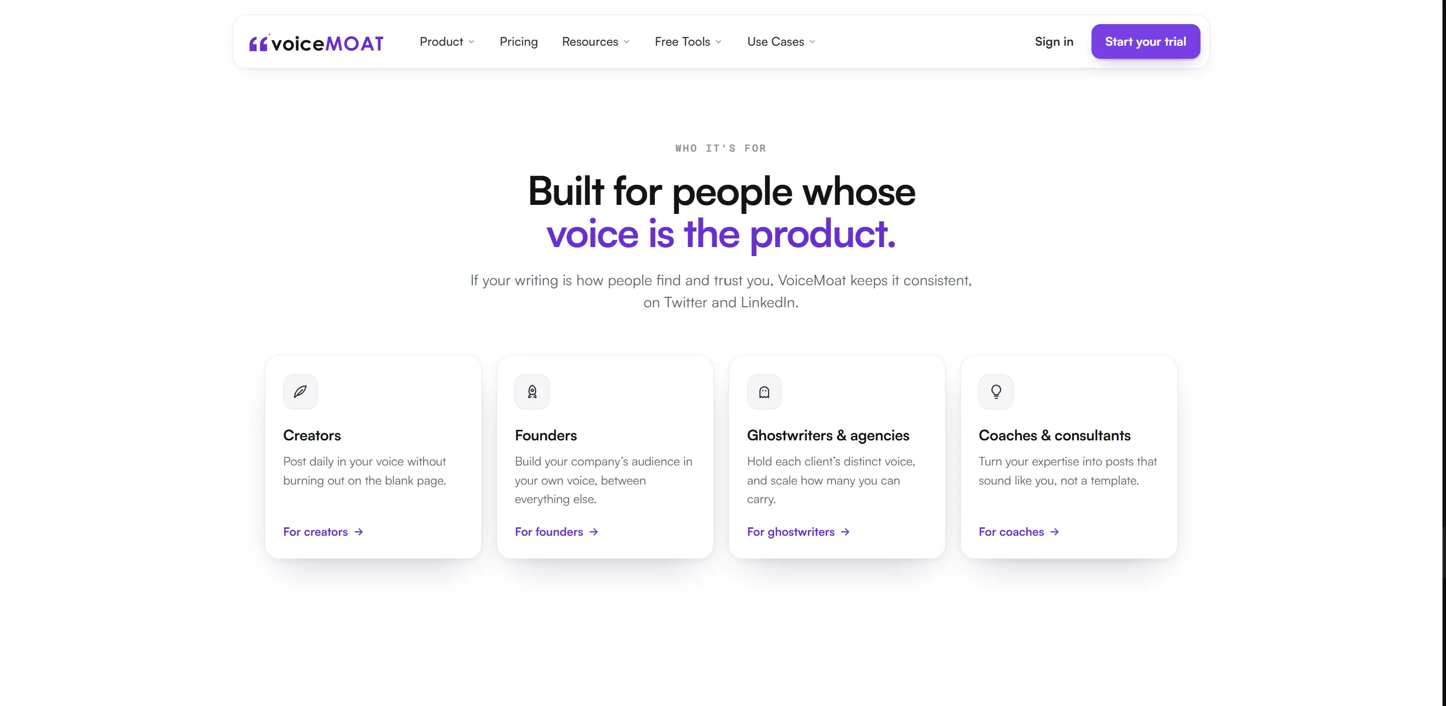 VoiceMOAT on Peerlist
