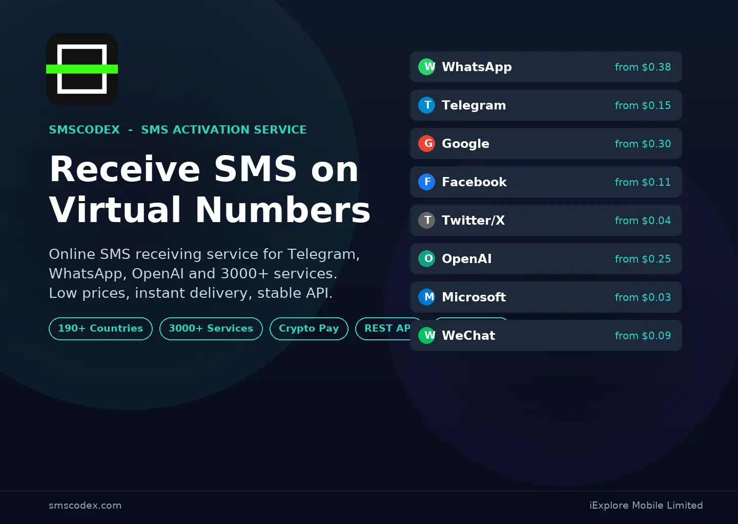 SMSCodex on Peerlist