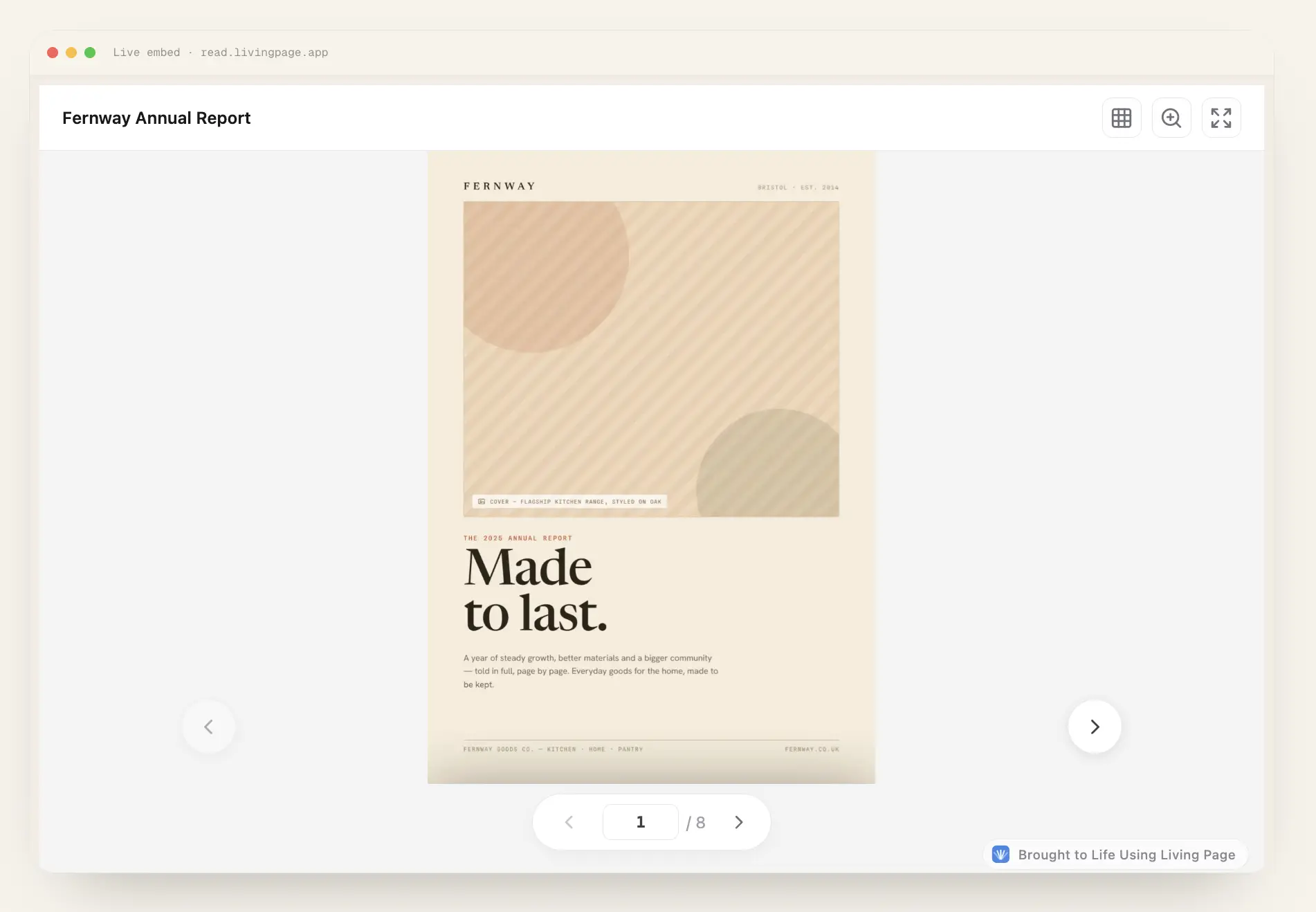 livingpage.app on Peerlist