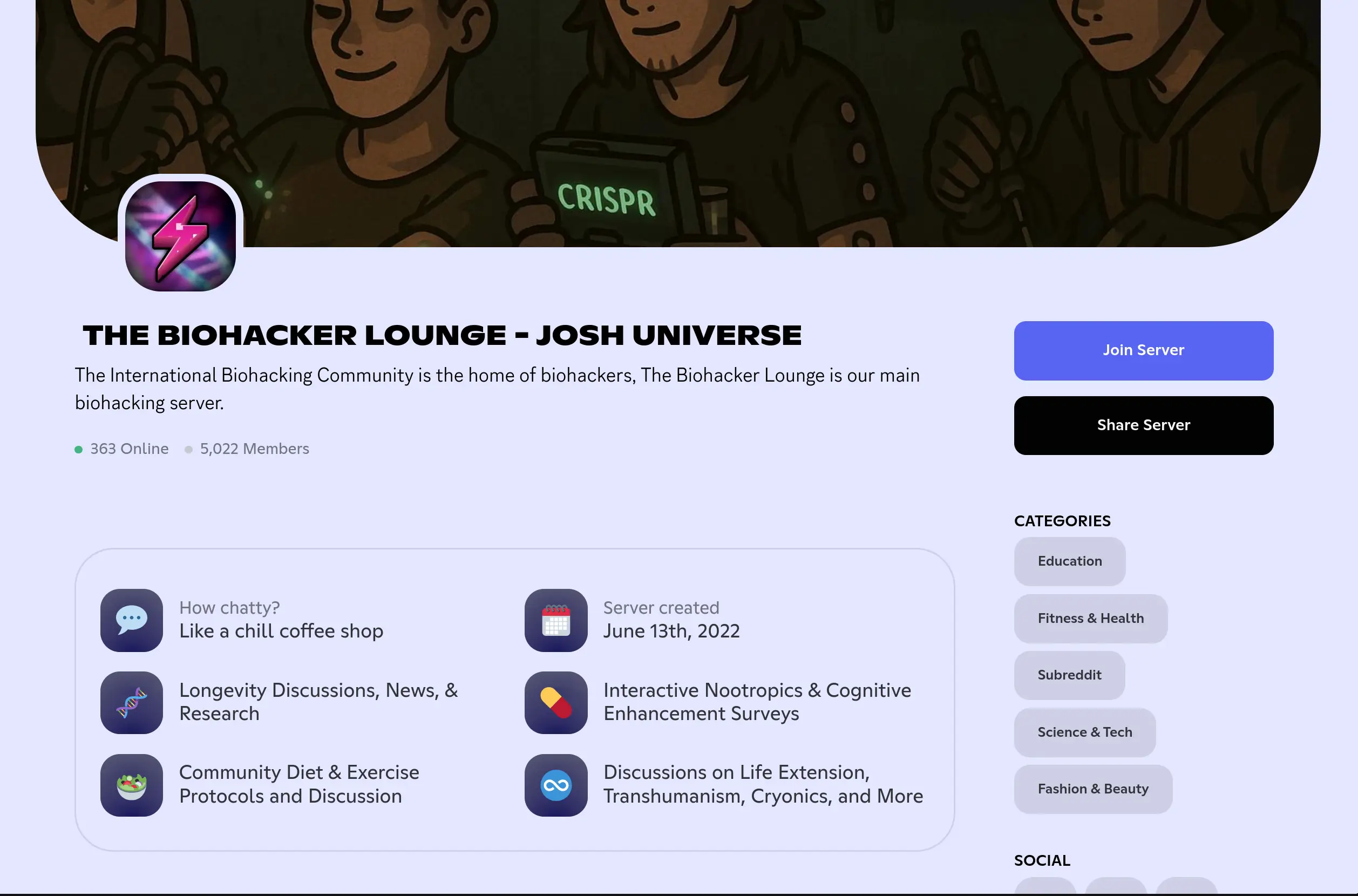 International Biohacking Community on Peerlist