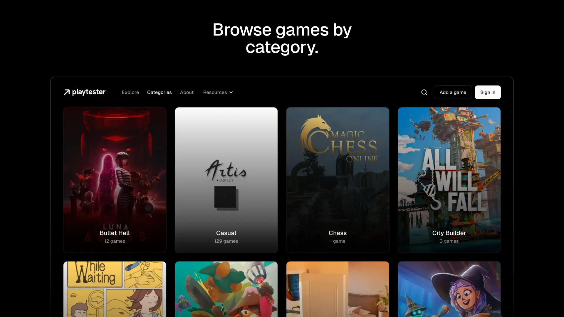 Playtester on Peerlist