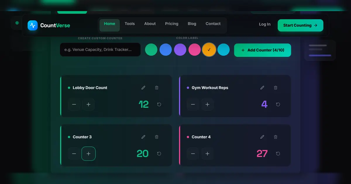 CountVerse on Peerlist