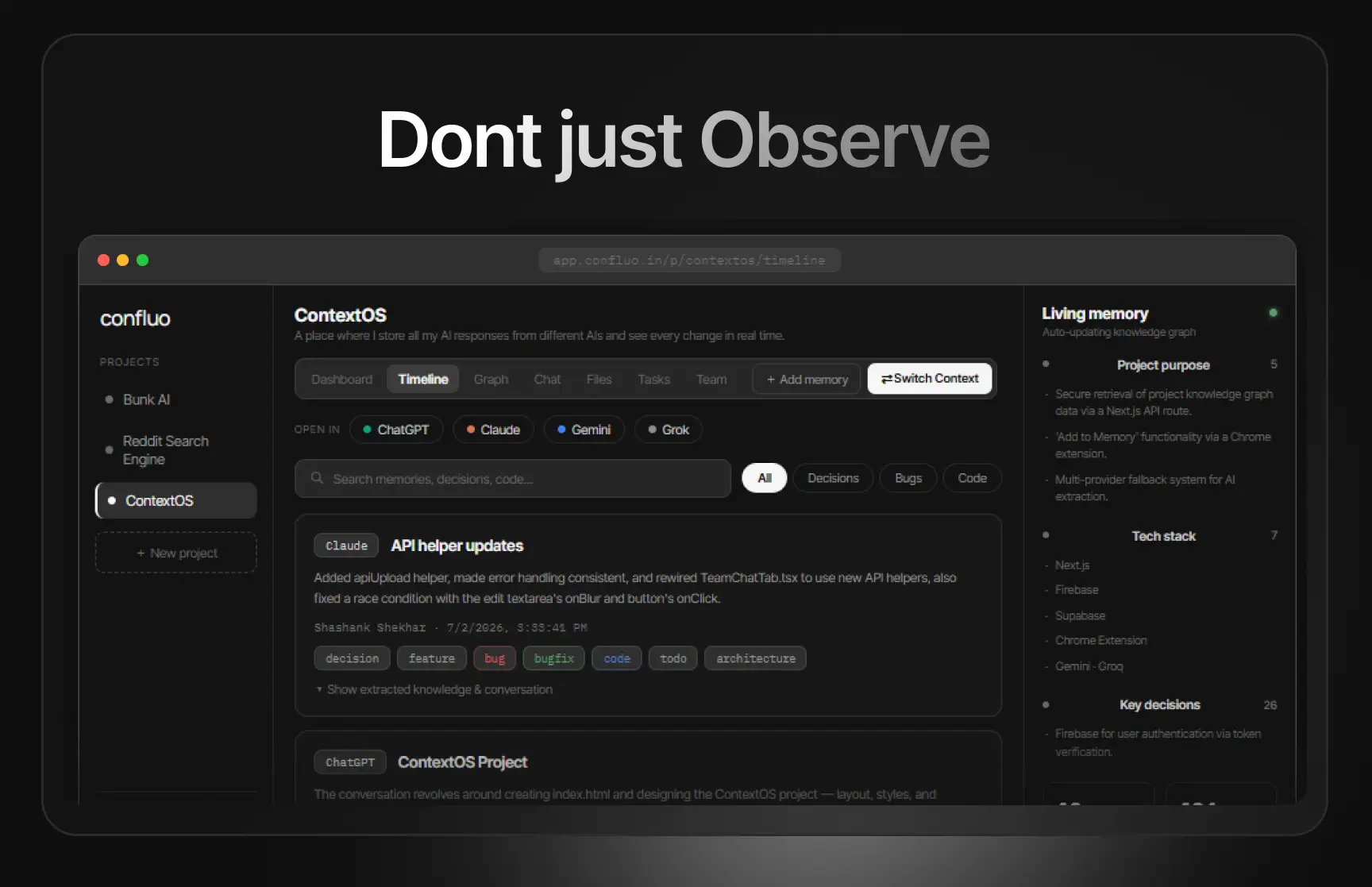 Confluo on Peerlist