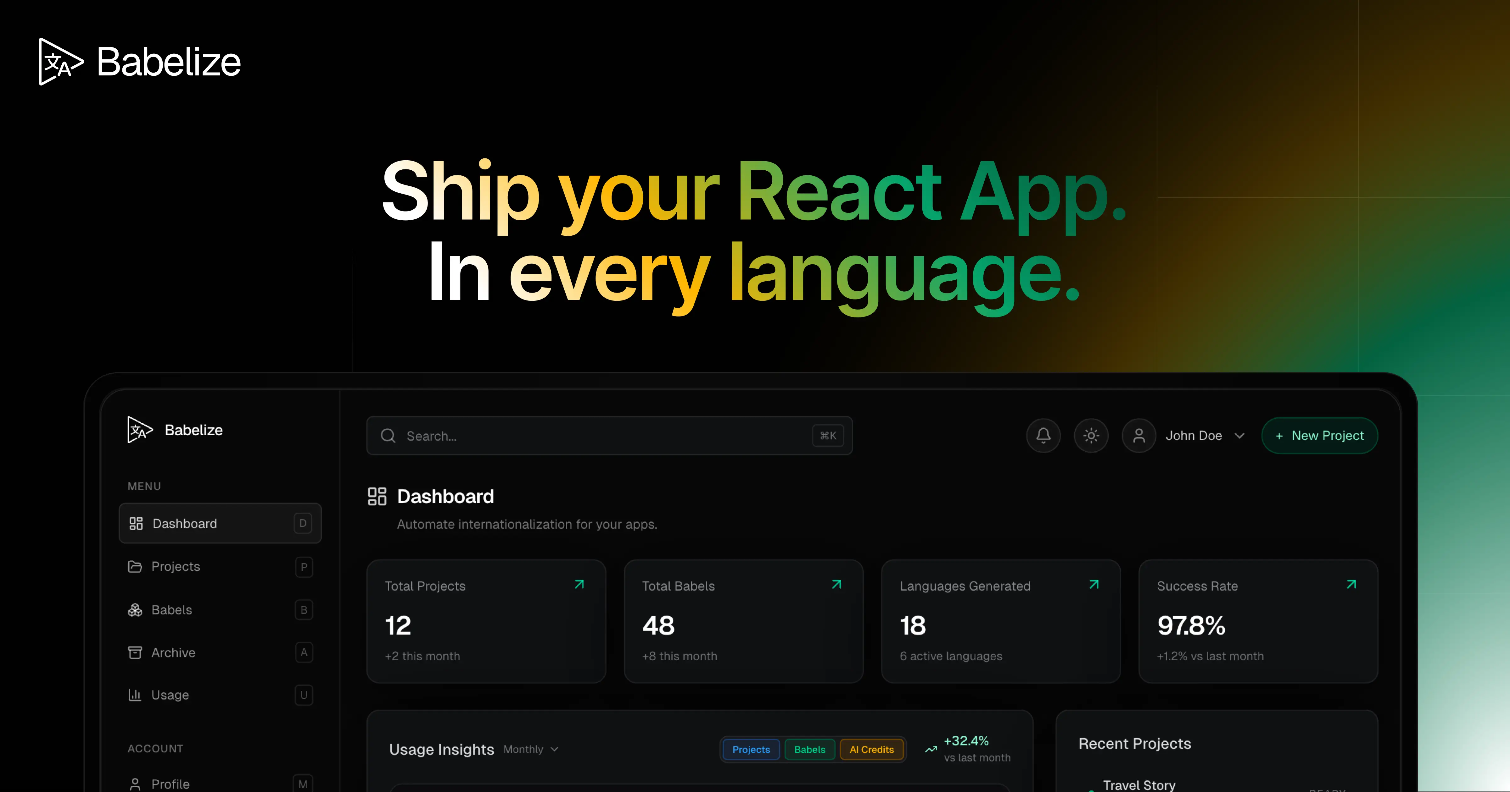 Babelize on Peerlist