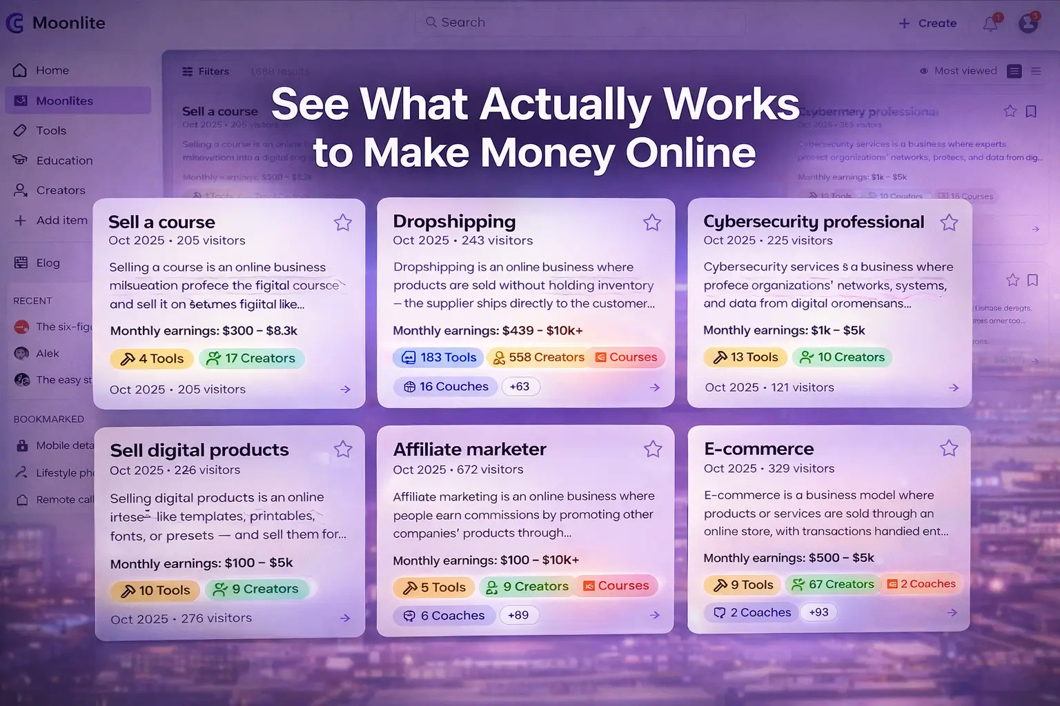 Moonlite Money on Peerlist
