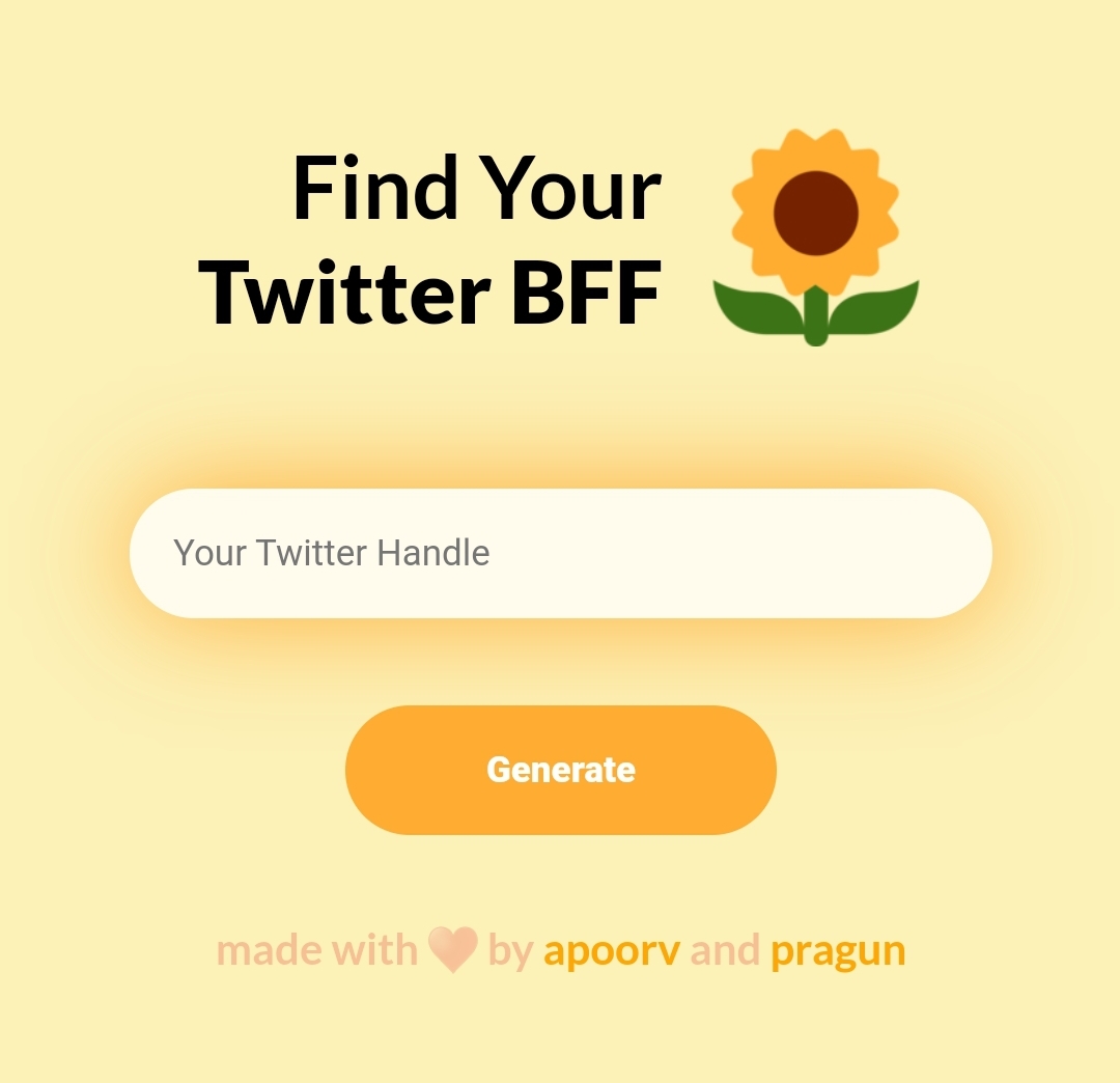 Twitter BFF