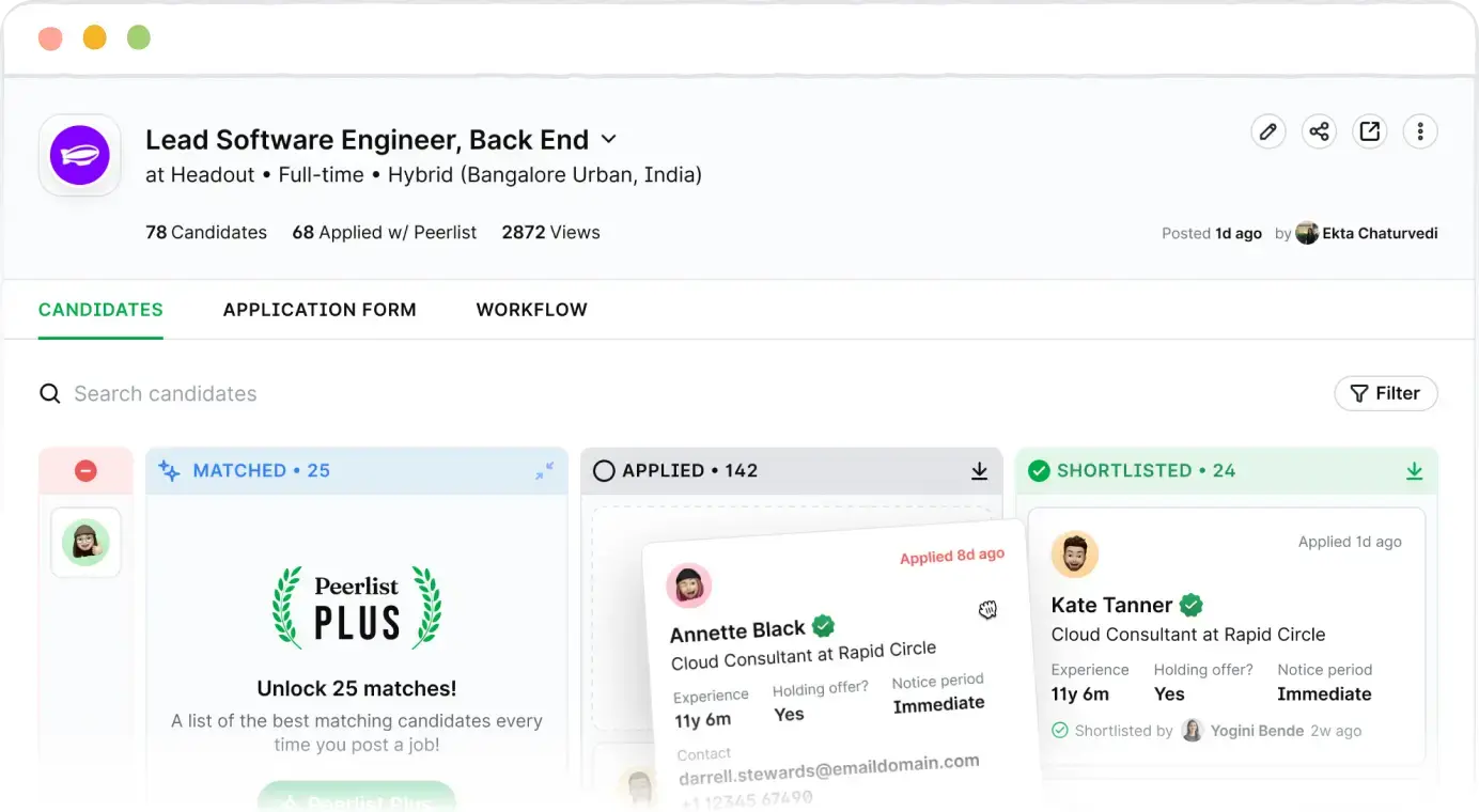 Applicant Tracking Software