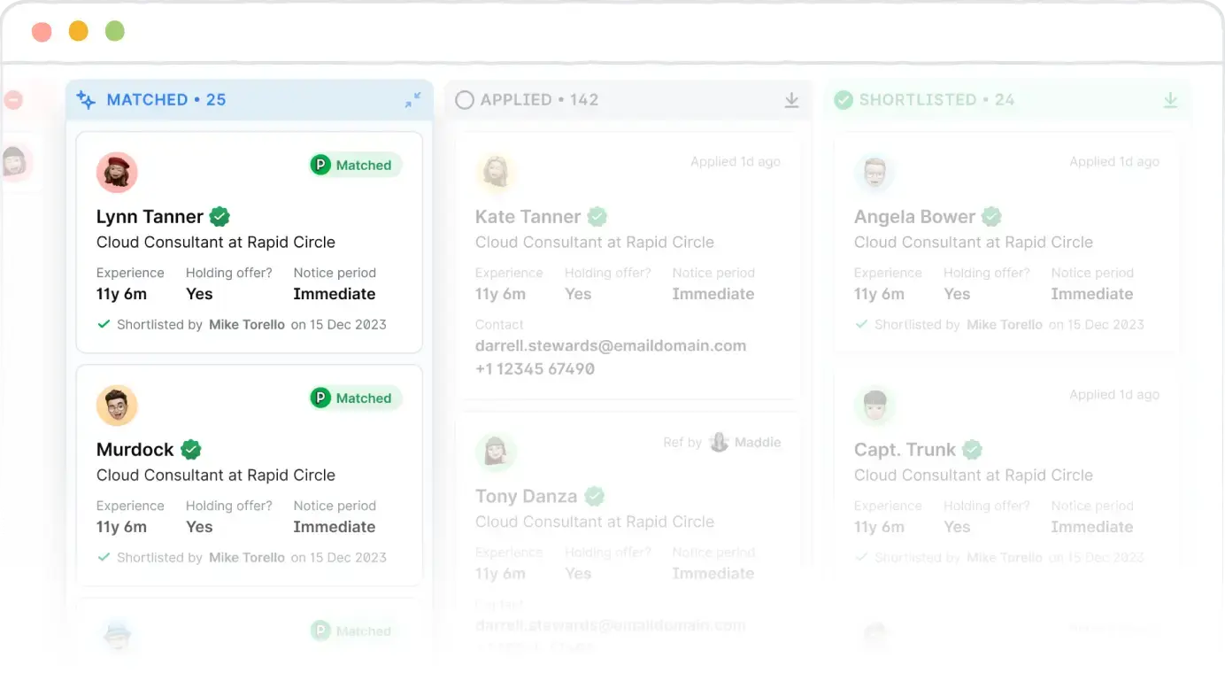 Automatic Talent Matching